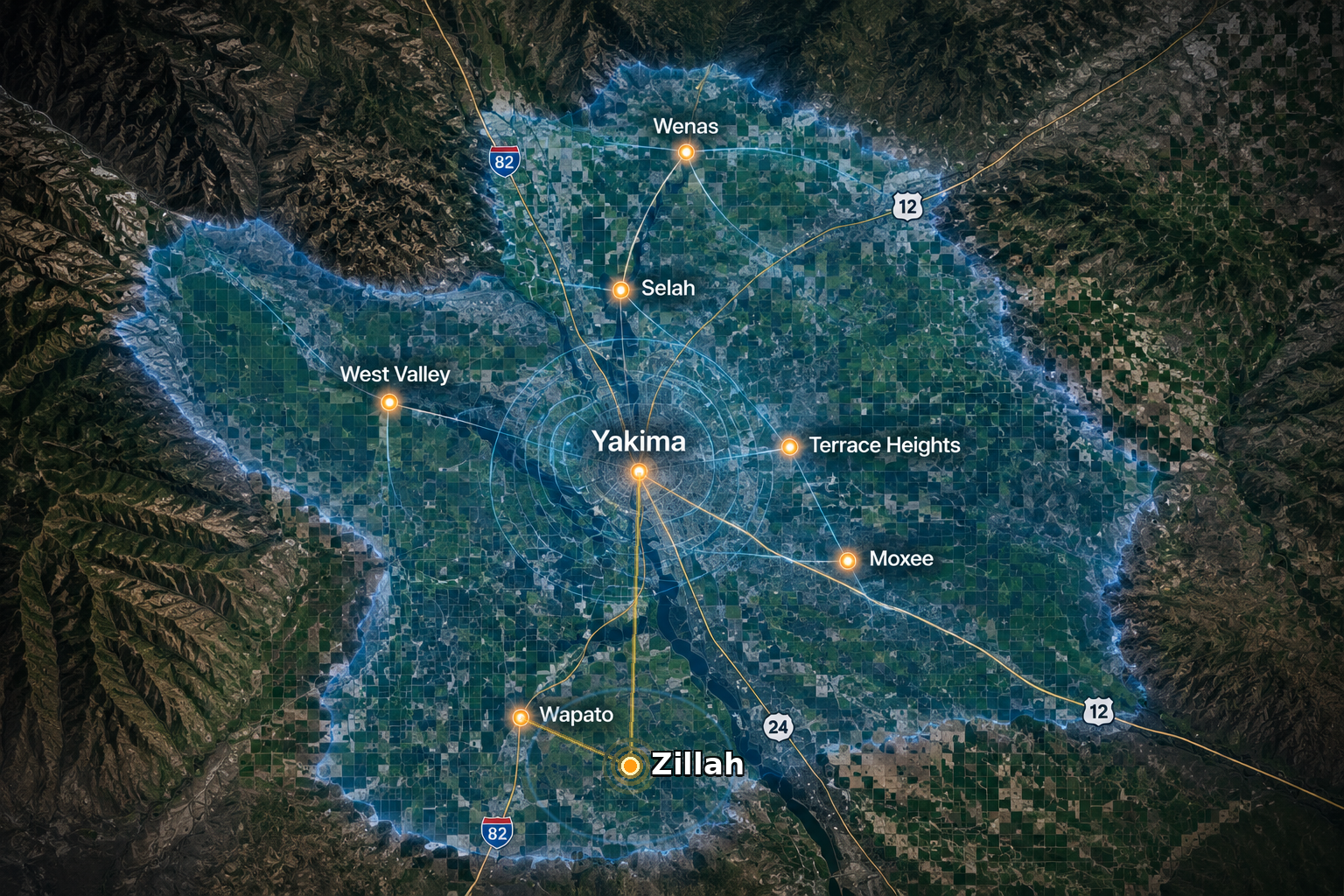 Yakima Valley coverage map